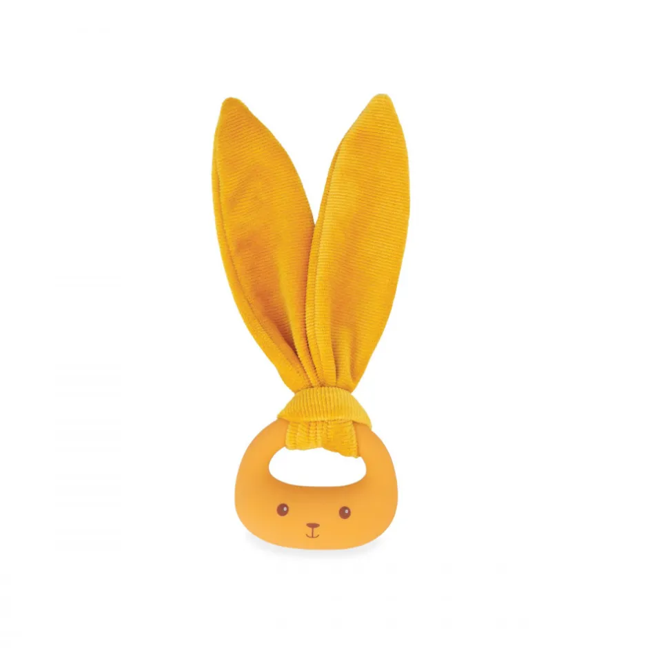 Anneau de dentition en silicone lapin - Ocre<Kaloo Discount