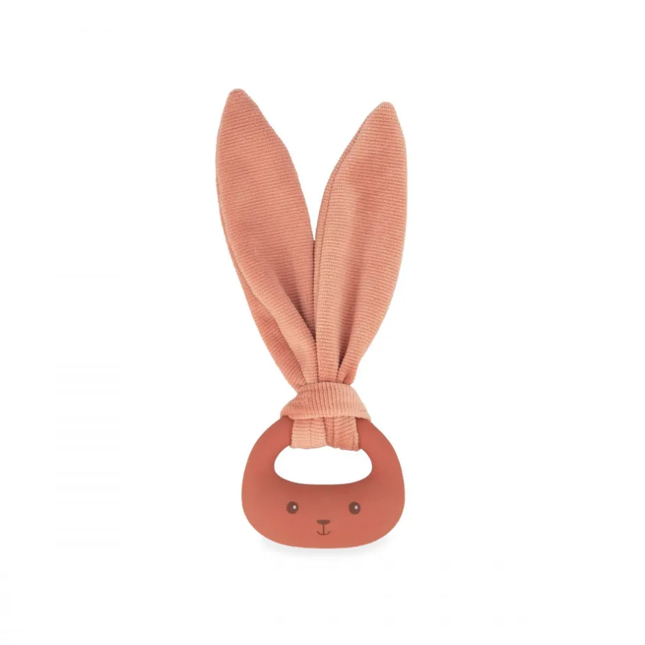 Anneau de dentition en silicone lapin - Terracotta<Kaloo Outlet