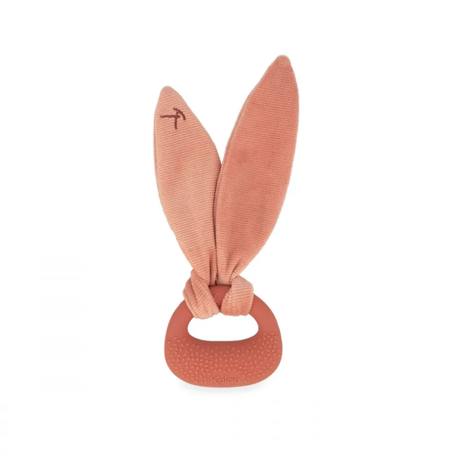 Anneau de dentition en silicone lapin - Terracotta<Kaloo Outlet