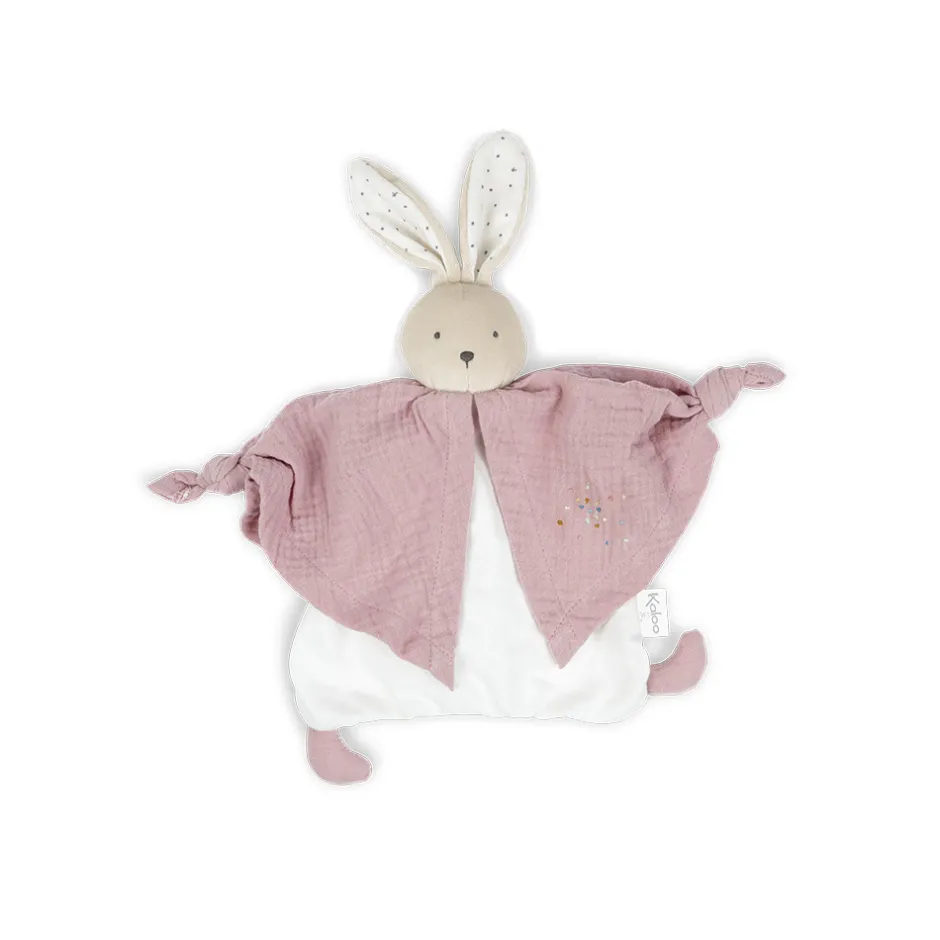 Doudou coton bio lapin Rose<Kaloo Cheap