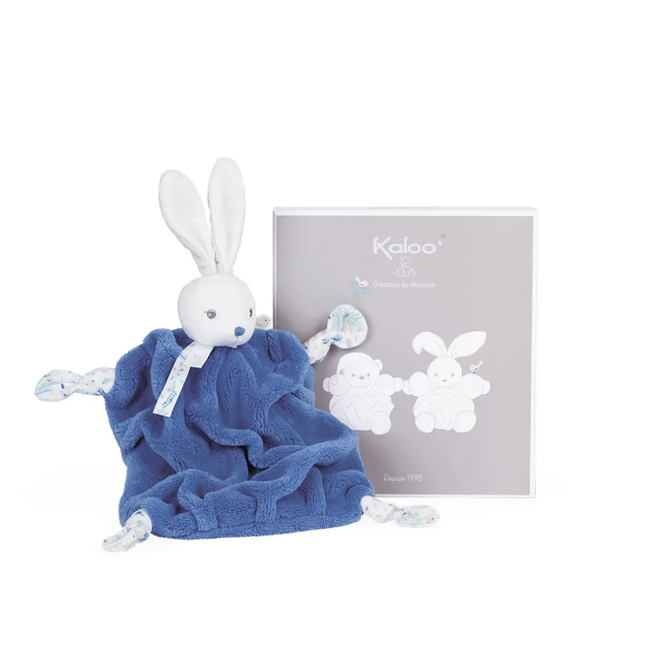 Doudou lapin Bleu océan<Kaloo Hot