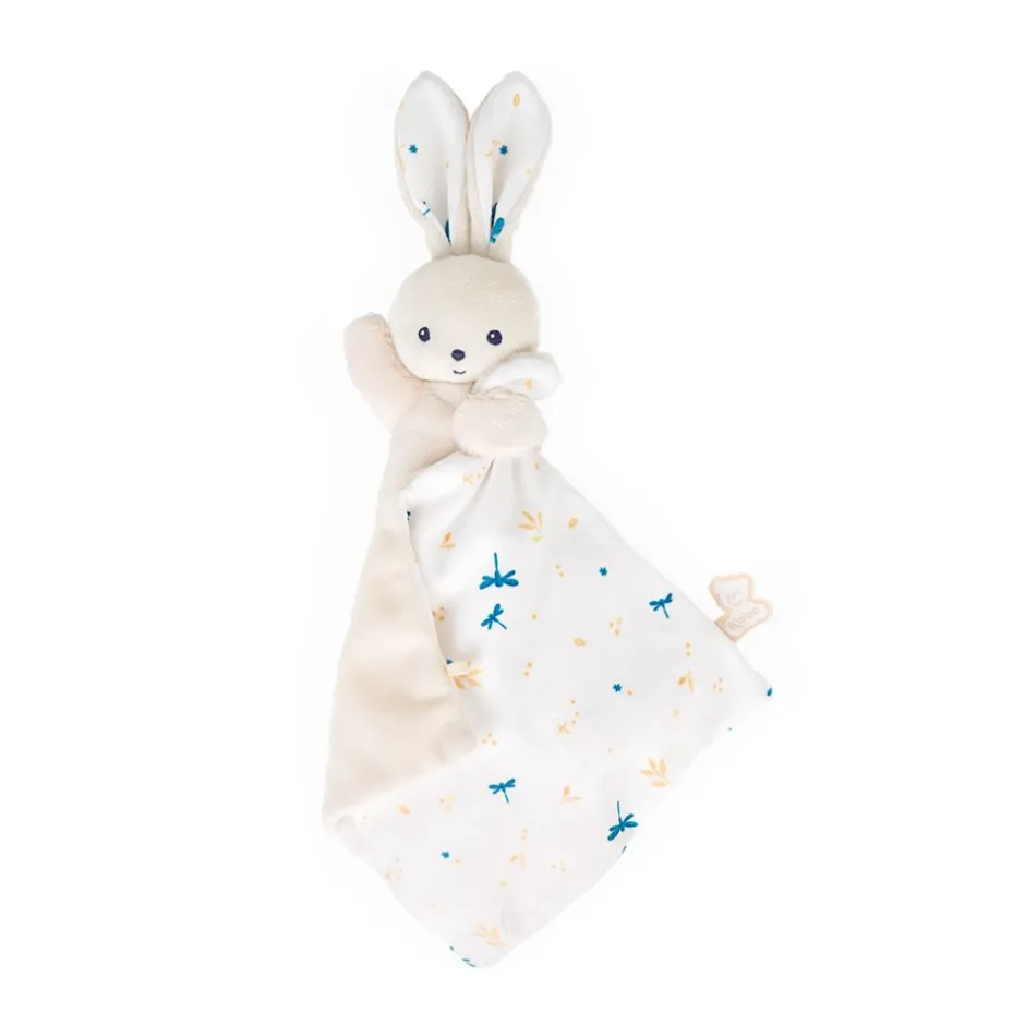 Doudou lapin Carré douceur Blanc délicat<Kaloo Flash Sale