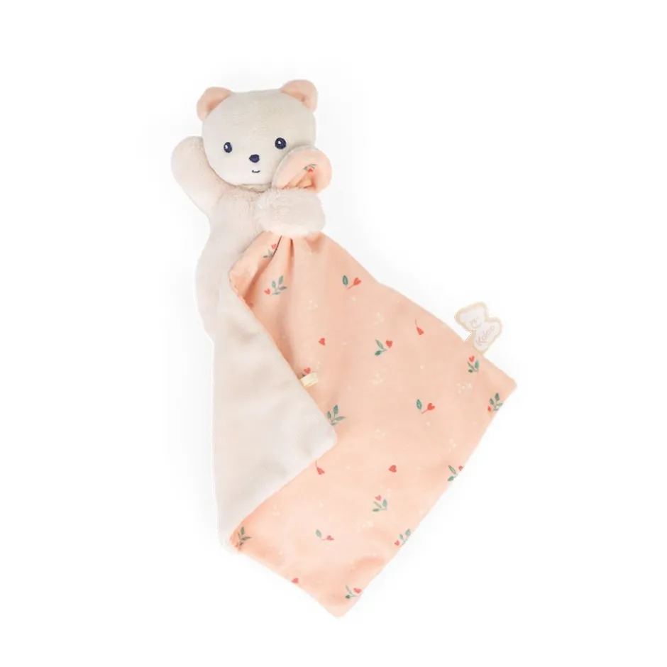 Doudou ours Carré douceur Feuilles d'amour<Kaloo Flash Sale