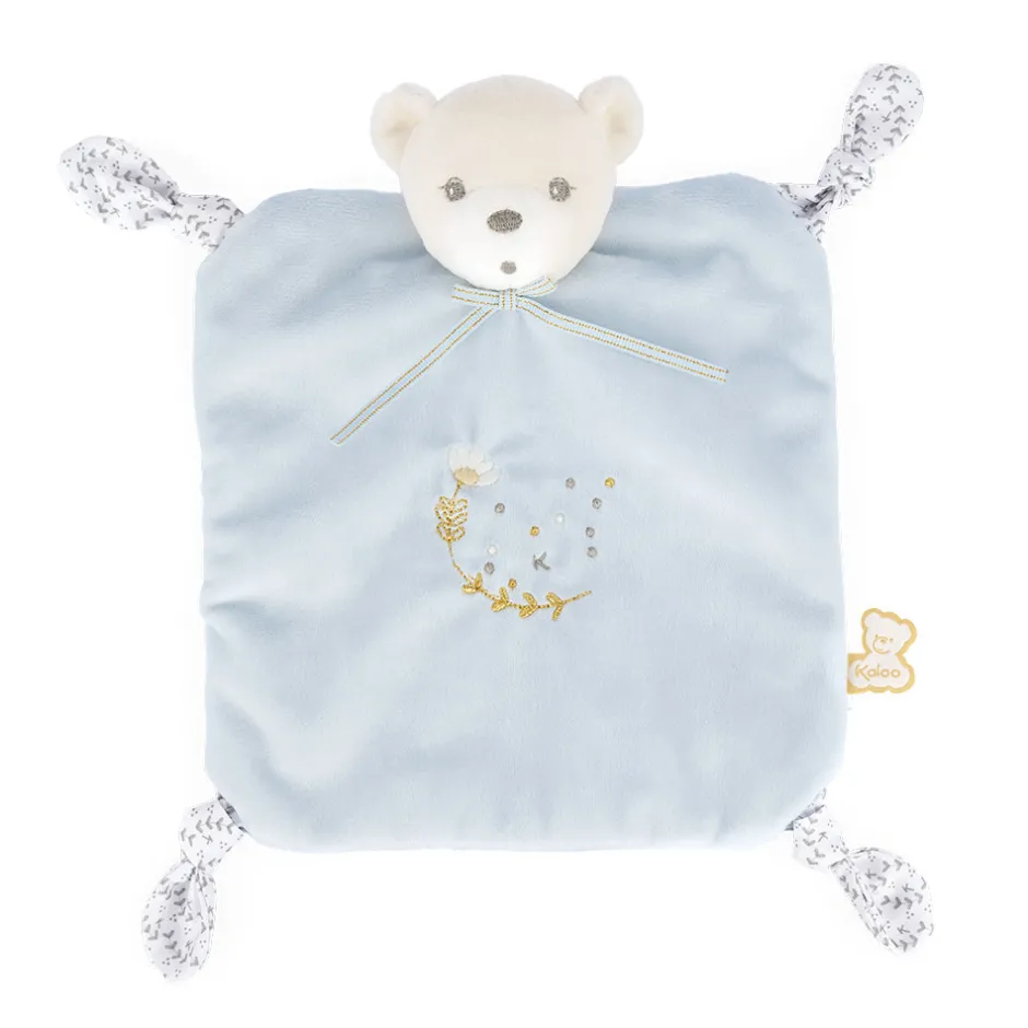 Doudou ourson 4 noeuds Bleu<Kaloo Cheap