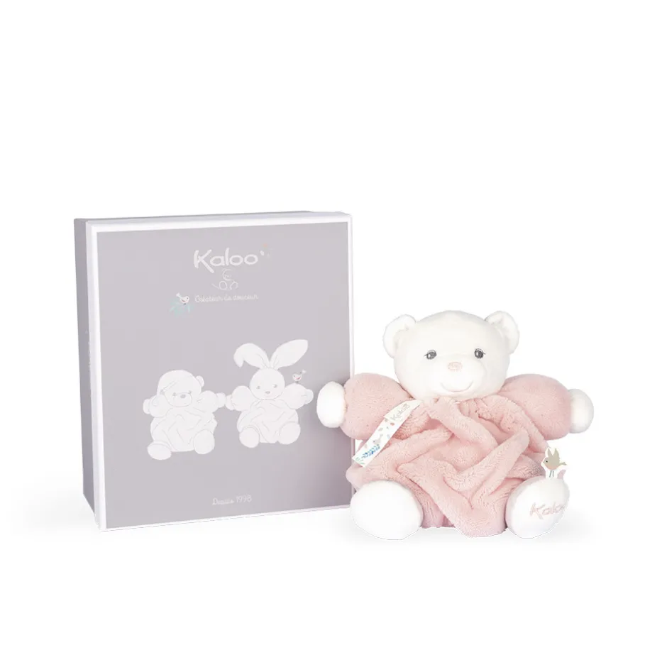 Peluche ourson Patapouf Rose poudré - 20 cm<Kaloo Cheap